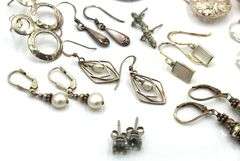 Group lot of Vintage 925 sterling silver earrings