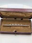 Very rare antique 18kt Pearl & Diamond Brooch
