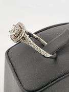 certified brand new NEIL LANE 14K WHITE GOLDnatural diamond engagement ring