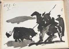 Pablo Picasso Toro "Bullfighter" Lithograph from 1960 Portfolio