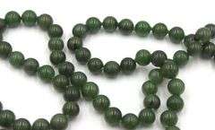 Green Jade beaded necklace