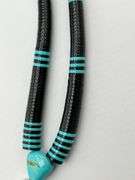 925 Sterling Silver Handcrafted Unique Native American Heishi necklace With Turquoise Jacla Drop Nec