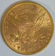 Fully struck Choice BU 1893 US $10 Liberty Gold Piece