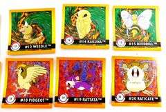 10 Pokémon 1999 Evolution Stickers