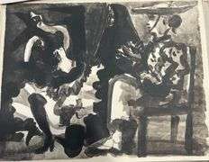 Pablo Picasso Toro "Bullfighter" Lithograph from 1960 Portfolio