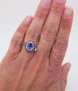 New, in Box, EFFY Tanzanite & Diamond Ring