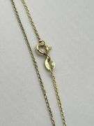 925 Sterling Silver Round Blue Pendant With Crystal Pave Details and Chain