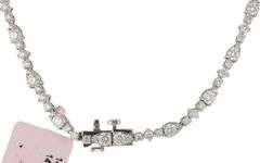 New 10.47ct Oval Tanzanite and 7.50ctw Mixed Cut Diamond Pendant Necklace in 14K