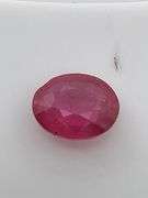 CERTIFIED NATURAL RUBY 3.52 CARAT OVAL SHAPED.