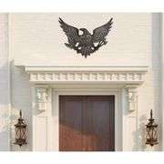 Cast Iron Eagle Wall Decor with Shield
