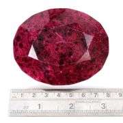 Magnificent Certified Museum Size 1680 Ct Natural Red Ruby Solitaire