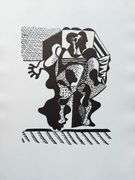 Extremely Collectible Vintage Picasso Woodcut on Paper
