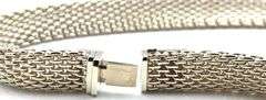 925 Sterling silver Tiffany & Co somerset mesh collar necklace