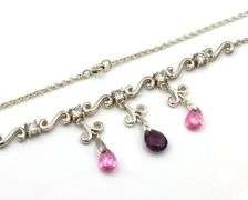 Group lot of 6 Vintage 925 sterling silver necklaces