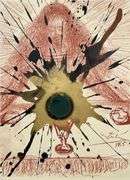 Highly Collectible and Rare Salvador Dali Original Lithograph from the 'Biblia Sacra' Suite