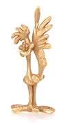 Fun 14K YG Roadrunner Pendant
