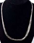 Multi-Strand Necklace in Sterling Silver