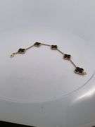 CERTIFIED BRAND NEW 18K YELLOW GOLD CLOVER LEAF BRACELET