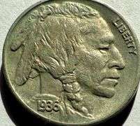 1936 S Choice Unc Buffalo Nickel.