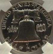 1956 Type Two Proof 67 NGC Franklin Half.