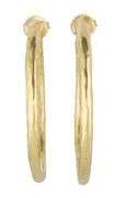 Ippolita Classico Medium Hammered Hoop Earrings in 18K