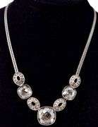 Sparkling CZ Gemstone Necklace in Sterling Silver