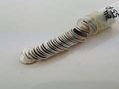 1955 Roll Of UNC Roosevelt Dimes