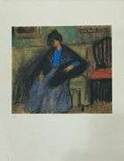 Original Lithograph from Picasso Les Bleus de Barcelona Picasso 1963 Portfolio