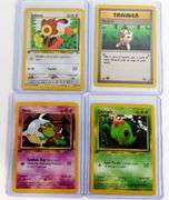 8 Pokémon 1999 1st Edition Trade Cards