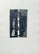 Rare Pablo Picasso Woodcut Circa 1955 Out of Only 100