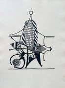 Extremely Collectible Vintage Picasso Woodcut on Paper