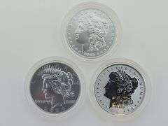 2023-P Morgan, 2023-S RP Morgan, 2024-P Peace Dollar Lot
