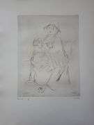 Investment! Very collectable remarkable limited edition Pierre-Auguste Renoir signed in the stone.