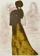 Highly Collectible and Rare Salvador Dali Original Lithograph from the 'Biblia Sacra' Suite