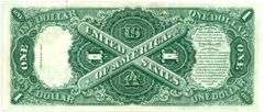 Crisp nearly brand new 1917 Series $1 Large Size Legal Tender Note