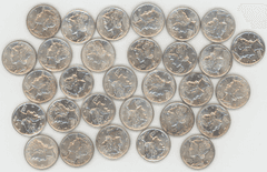 Tube with 30 Nice assorted BU Mercury Head Dimes