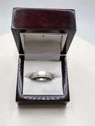 14KT White Gold Band