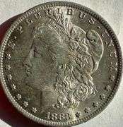 1883 O BU Morgan Dollar.