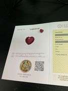 CERTIFIED NATURAL RUBY 2.85 CARAT HEART SHAPE.