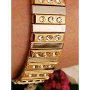 24K Gold Vermeil Swarovski Bracelet
