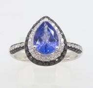 New, in Box, EFFY Tanzanite & Diamond Ring