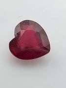 CERTIFIED NATURAL RUBY 2.57 CARAT HEART SHAPE.