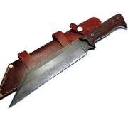 Handmade Viking Seax Knife with Leather Sheath