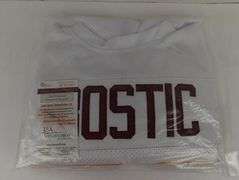 Jeff Bostic Autographed "Go Hogs" Football Jersey w/Cert