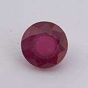 CERTIFIED LOOSE NATURAL RED RUBY , ROUND CUT 1.93 CARAT