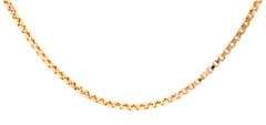 18kt Yellow gold box chain necklace