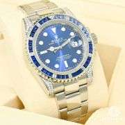 Very Rare Men's Sapphire and Diamond Rolex Day Just