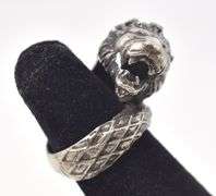 Lion Wrap Ring in Sterling Silver