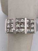 CERTIFIED BRAND NEW 14K WHITE GOLD DIAMOND BAND / RING