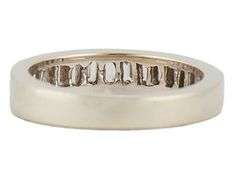0.75ctw Baguette Diamond Channel Set Wedding Band Ring in 18K